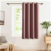 PONY DANCE Tende Oscuranti per Bambini Cameretta Tenda Termica con Anelli per Cucina Curtain per Camera da Letto 1 Pezzo L 132 x A 158 cm, Rosa Selvatica