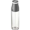 TATAY Borraccia Acqua 650 ml Urban Drink | Coperchio Bicchiere con Fascia Elastica | Ermetica, Tritan Senza BPA | Adatta a Lavastoviglie, Microonde, Frigo e Freezer | 6,7x6,7x25 cm, Grigio