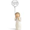 Willow Tree 26183 Figurina Tu Mi Manchi, Resina, Design di Susan Lordi, 14 cm