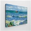 Giallobus - Quadro - Vincent Van Gogh - Art Van Gogh - Tela Standard - 70x50-04 - Il mare a Les Saintes Maries - Pronto da appendere - Quadri moderni per la casa