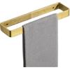 SAYAYO Porta Asciugamano Autoadesivo 30CM Porta Asciugamani Bagno Porta Asciugamani Bidet Porta Salviette da Parete Anello Portasciugamani Oro Per Bagno Cucina