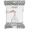 Brabantia PerfectFit Bags, Code H, 50-60L, 40 Bags