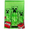 Paladone Minecraft Creeper - Coperta con cuscino 2 in 1, con licenza ufficiale, coperta da viaggio Microsoft, pieghevole, morbida e soffice, design compatto per soggiorno o camera da letto