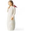 Willow Tree Messenger, Figura scolpita Dipinta a Mano