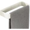 SAYAYO Porta Asciugamano Autoadesivo Porta Asciugamani Bagno 20CM Porta Salviette da Parete Porta Asciugamani Bidet, Anello Portasciugamani Per Bagno Cucina, Bianco Crema