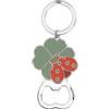 THUN, Apribottiglia con Quadrifoglio e Coccinella Ella in Zama Placcata e Ottone Placcato, 6.6 x 4.5 cm