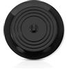 CZ Store Tappo di Scarico in Silicone | 15CM |✮✮GARANZIA A VITA✮✮- Tappo a Ventosa Universale- Tappo Lavello Cucina, Vasca da Bagno, Lavandino, Doccia, Lavandini Ceramica e Acciaio (Nero)