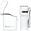 OLIGHT Baton4 kit Torcia EDC 1300 Lumen Alta Luminosità con Cassa di Ricarica, Dimensione Compatta con Luci Indicatrici e Pulsanti Intuitivi, Adatta per Uso Domestico o Viaggi all'Aperto (Bianco)