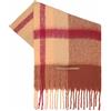 THUN - Sciarpa a quadri con frange - poliestere - Collezione Sempre in Me - 178 x 47 + 15 x 2 cm