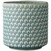 Nordring Vaso Dotty - per Fiori da Interno e Piante da Interno, Piante grasse, Cactus, Orchidee L (15,5 cm ø), Cielo-Blu, Ceramica Gres