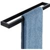 Sayayo 40CM Portasciugamani Nero Porta Asciugamano Bagno Autoadesivo Porta Asciugamani Bidet Porta Salviette da Parete, SUS304 Acciaio inossidabile