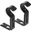 Amazon Basics Staffa da parete regolabile, set da 2, nichel