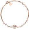 Disney Bracciale Minnie Mouse, Acciaio Inossidabile e Zirconi per Bambini e Bambine, Lunghezza 13-18 cm, Gioielli