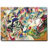 Giallobus - Quadro - Vassily Kandinsky - Composizione n. 7 - Tela Canvas Telaio Standard - 140x100 - Pronto da appendere - Quadri moderni per la casa
