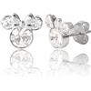 Disney Orecchini Minnie Mouse a Bottone con Pietra Portafortuna Disney da Donna - Orecchini per Ragazze - Gioielli con Pietra Portafortuna - Gioielli Disney
