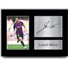 HWC Trading Lionel Messi A4 Senza Cornice Firmato Regalo Visualizzazione Delle Foto Print Immagine Autografo Stampato Per Barcelona Tifosi Di Calcio