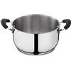 Lagostina Gioiosa Casseruola Fonda con 2 Maniglie, Acciaio Inox 18/10, Diametro Ø 22 cm, 4.0 Litri, Pentola Induzione, Gas e Forno fino a 250 °C, Finitura Lucida Esterna e Satinata Interna