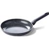 BK Universe Padella antiaderente da 24 cm, senza PFAS, padelle a induzione, padelle in ceramica, adatte al forno fino a 160 °C, lavabile in lavastoviglie, colore: nero