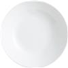 Arcopal - Zelie, Set di Piatti Fondi, Stoviglie in Vetro Opale Extra Resistente, 20 cm, Bianco, 12 pezzi