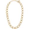 Breil, Collezione Join Up, Collana Donna dallo Stile Trendy e Sofisticato, in Acciaio Lucido IP Gold, con Catena a Maglie Ovali, Pratica Chiusura a Moschettone, Lunghezza Regolabile 42-48 cm, Gold