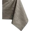 AmeliaHome, tovaglia idrorepellente, design a effetto loto, Poliestere Cappuccino Vesta 60x60 cm