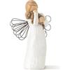 Willow Tree Figurina Angelo Dell'Amicizia, Resina, Design Di Susan Lordi, 13 Cm, Beige (Natur)