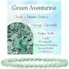 Bivei Avventurina verde - Crescita Braccialetto di Cristallo per Donna 4mm Perle Pietra Semipreziosa Naturale Elastico Estensibile Gioiello Regalo Yoga