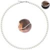 Netrox - Collana di Perle di Alta Qualità con Scatola Regalo - per Donna & Uomo - Elegante, Regolabile e Raffinata, Perfetta per Ogni Occasione - Gioielli di Perle, Accessorio di Stile