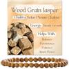 Bivei Jaspe a Motivo Legno - Crescita Stabile - signora braccialetto perline 4mm semiprezioso cristallo naturale elastico elastico cristallo accessori regalo di yoga