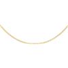 CARISSIMA Collana unisex in oro giallo 9 ct con catena veneziana da 0,8 mm, 61 cm