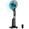 Cecotec - Ventilatore per nebulizzatore d'acqua EnergySilence 490 Freshessence, 90W, diametro 40 cm, 5 lame, serbatoio da 2,8 L, Timer fino a 7,5 ore, indicatore a LED e oscillazione