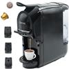BEHOME Macchina Caffè Espresso per Cialde, Nespresso e Dolce Gusto, 3 Adattatori compatibili per ogni Caffè, Caffè Espresso pronto in pochi secondi