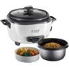 Russell Hobbs Rice Cooker Small 0,8 L, Funzione Cottura a Vapore e Riscaldamento, Pentola Antiaderente, Paletta e Misurino Inclusi, 27030-56
