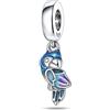 TINSLO Bead Charm Ciondolo Argento Sterling 925 con Cubic Zirconia Pendenti per Pandora Braccialetti, Compatibile con Braccialetti e Collane europei