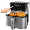 Cecotec Friggitrice Ad Aria da 8L Cecofry Supreme 8000. 1800 W, Pannello Touch, 30º-200 ºC, 10 Modalità Preimpostate, Preriscaldamento, Avviso, Finiture In Acciaio Inossidabile