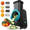 Cecotec Tagliaverdure Cubetti Elettrico Salad Maker Total Blade Full Black.Robot Cucina, 4 Cilindri Intercambiabili, Taglia, Grattugia, Affetta, Smontabile, Compatto, Insalate Fresche in Pochi Secondi