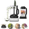 Kenwood MultiPro OneTouch FDM73.480SS, Robot da Cucina Multifunzione con 8 Accessori in Dotazione, Velocità Variabile, Bilancia Integrata, Lavabile in Lavastoviglie, 1000W, Argento
