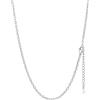FaithHeart 2mm Collana Donna Argento Catena Rolo 45/50/55/60/65/70/75 CM Classica Sottile e Metallica Multiuso e Impilabile Accessori Pendenti Forte e Impermeabile