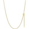 FaithHeart 2mm Collana Donna Oro Catena Rolo 45/50/55/60/65/70/75 CM Classica Sottile e Metallica Multiuso e Impilabile Accessori Pendenti Forte e Impermeabile