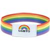 Made by Nami Braccialetto LGBT Arcobaleno Elastico - Pride Stoffa Festival CSD Unisex Accessori