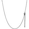 FaithHeart 1.4mm Collana Nero Sottile 40cm Catenina Donna Collane impermeabile in Acciaio Inossidabile di Alta Qualità Collana per Ciondolo