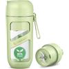 AMZCHEF Frullatore Portatile Sottovuoto - Frullatore Portatile USB Ricaricabile per Frullati e Smoothie - Mini Frullatore Elettrico con 10 Lame per Sport, Viaggi, Escursionismo