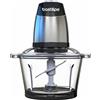 Bastilipo - PE-350, Tritatutto elettrico per alimenti da 350 W e capacità di 1,2 litri, in acciaio inox, colore nero