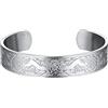 FaithHeart Braccialetto Vinchingo Aperto Unisex Uomini Donne con Nodo Celtico Rune Vichinghi Albero della Vita Il Mjolnir Braccialett Fortunato Amuleto Argento Nero