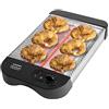 Cecotec Tostapane Orizzontale Turbo EasyToast Basic. 3 resistenze quarzo, 6 livelli di potenza, raccogli briciole, scopartimento per il cavo, 900 W