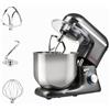 Girmi IM46 Impastatrice Planetaria 8 Litri, 1800 W Max, 6 Velocità, Pulse, Contenitore Inox, Dispositivo di Sicurezza, Accessori inclusi, Grigio Antracite
