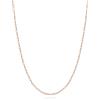 U7 Collana Donna Oro Rosa a Graffetta da 1,8 mm Catenina Donna Sottile Acciaio Inossidabile Catenina Regolabile Lunghezza 36 + 5cm Colore Placcato Oro Rosa, con Confezione Regalo