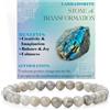Bivei Labradorite - Trasformazione - signora braccialetto perline 6mm semiprezioso cristallo naturale elastico elastico cristallo accessori regalo di yoga