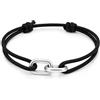 Made by Nami Bracciale Corda da Vela Impermeabile Regolabile Nodo Scorrevole