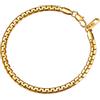PROSTEEL Bracciale Uomo Oro a Catena Veneziana 22CM Braccialetto Uomo Acciaio a Treccia Metallica Stile Urbano Impermeabile Ipoallergenico